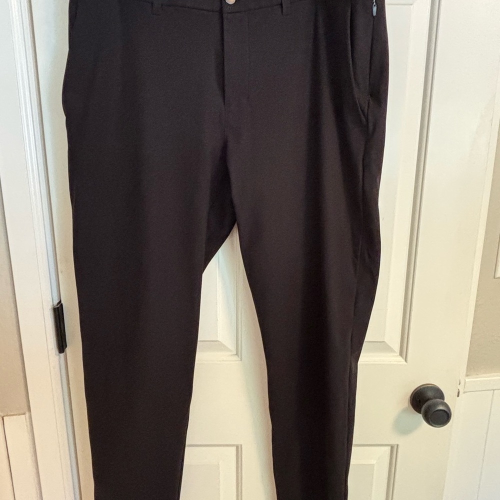 lululemon athletica Men's Black ABC Slim Fit Pants